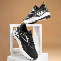 Red Tape Men's Black Running Shoes-20