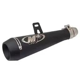 RA Accessories BIGM4 Mild Steel Bike Exhaust for TVS Victor-picture-5