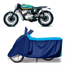 Auto Pearl Two Wheeler Cover for Yamaha RX 100 - Cyan, Blue-image-111