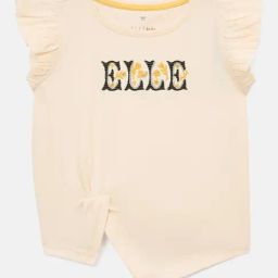 Elle Girls Cream Relaxed Fit Top-image-14