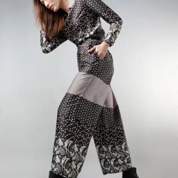 Vero Moda Brown Printed Regular Fit High Rise Pants-picture-15