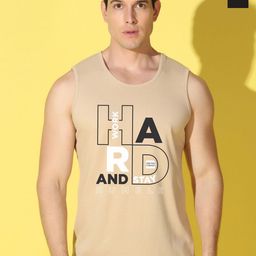 WOOSTRO Pack Of 2 Printed Combed Cotton Gym Vests VWS26(HARD RUST)(BKLN BLACK)-image-55