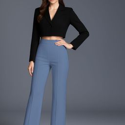 SWADESI STUFF Women Relaxed Easy Wash Straight Fit Trousers-picture-18