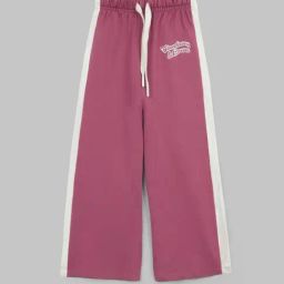 The Souled Store Kids Pink Cotton Solid Joggers-image-98