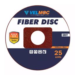 VELMOC 5 inch x 60 Grit Fiber Disc (Pack of 1000)-image-98