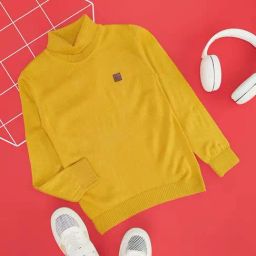 Pantaloons Junior Boys Goldfinch Textured Full Sleeves Sweaters & Cardigans-image-92