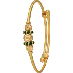 Malabar Gold and Diamonds 22k (916) Yellow Gold Bangle for Women-picture-28