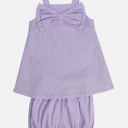 MINI KLUB Polka Dot Print A-Line Dress-image-54