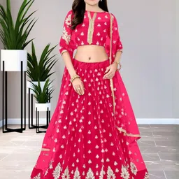 Girls Lehenga Choli with Dupatta Set-image-95