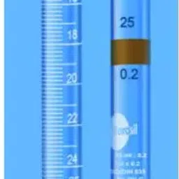 Borosil 7062P01 Pipettes Measuring (Mohr Type), Class B, White Marking - Capacity 1ml image 1