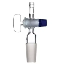 ABGIL Adapter Cone to Rubber Tubing Straight Connection with Stopcock and B40 Cone, ADP-33-06-6