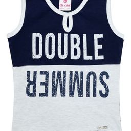 Lei-Chie Girls Typography Printed Pockets T-shirt-image-45