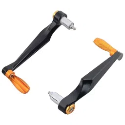 Allextreme Universal CNC Handlebar Brake Protector 2.2 cm (7/8 inch) Orange Aluminium for Motorcycles, EXUL2OR (Pack of 2)-13