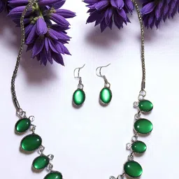 Jolly Faces Stone-Studded Jewellery Set-image-56