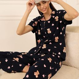 Sweet Dreams Women Printed Night suit-image-90