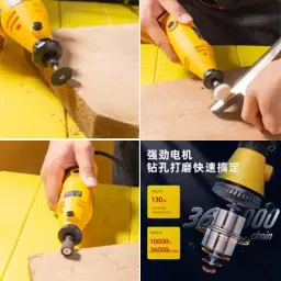 Malfah Enterprises Deli DL6391 Mini Die Grinder 130 W Rotary Tool-8