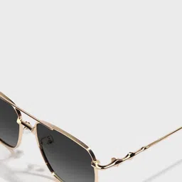 SAM & MARSHALL Unisex Square Sunglasses With UV Protected Lens BRIAN_BLACK_2801 image 2