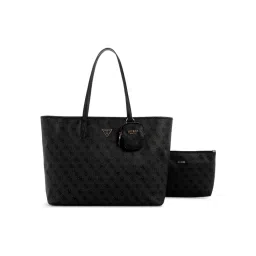 guess fashion Guess Coal Logo Grey Printed Power Play Tech Tote Bag with Pouch (Set of 2)-picture-24