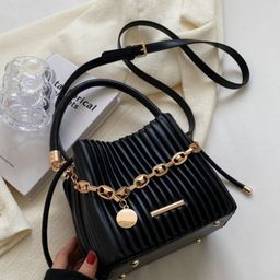 DressBerry PU Structured Sling Bag-11