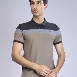 Technosport Men Colourblocked Polo Collar UPF50 Slim Fit T-shirt-picture-17