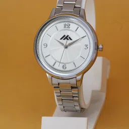 VIRAKTI Women Stainless Steel Bracelet Style Straps Analogue Watch G-53-WHITE-V.Y-image-94