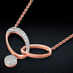 Joyalukkas Seamless Oval Diamond Pendent-3.713 gm-picture-41