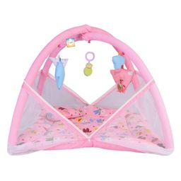 Kwitchy Baby Bedding Set New Born Bed Mattress with Mosquito Net - Pink-18