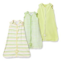 Nintara Baby Lightweight, 100% Organic Cotton 0.5 TOG Small Sleep Sack Pack of 3 - Multicolour-image-87