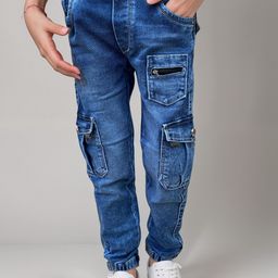 BAESD Boys Comfort Mildly Distressed Heavy Fade Stretchable Jeans-image-78