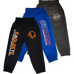 Surfbae Kids Pack Of 3 Dri-FIT Printed Cotton Mid-Rise Joggers-image-18