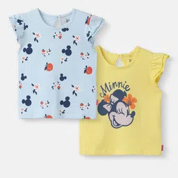 Nauti Nati Girls 2 Minnie Mouse Printed T-shirt-image-31