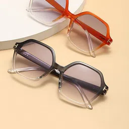 AUGEN Unisex Black Lens & Black Oversized Sunglasses VI-SG-197-C1-image-94