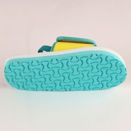 Babyoye Flip Flops With Back Strap Leopard Print & Applique - Yellow image 5