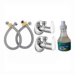 Fastgear Bathroom Faucet Set Stainless Steel Chrome Finish Silver, FG1038-image-30