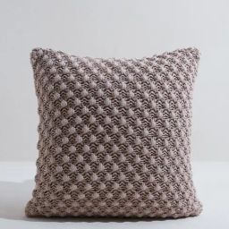 Westside Home Brown Popcorn Textured Cushion Cover-image-90
