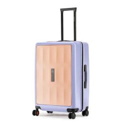 Nasher Miles Zanzibar Peach & Lavender 8 Wheels Medium Hard Cabin Trolley Bag-image-77