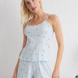 Trendyol Women Printed Pure Cotton Night suit-picture-45