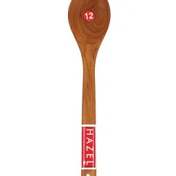 HAZEL Brown Wood Serving Pan Spatula - Set of 1-12