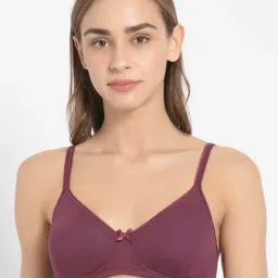 Jockey Purple Non Wired Padded Seamless Bra-picture-36