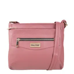 Walkway Synthetic Solid Meduim Sling Handbag-image-0