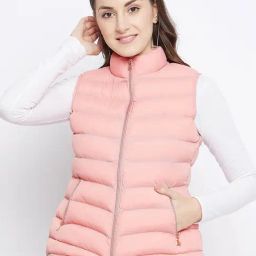 Duke Pink Quilted Jacket-image-41