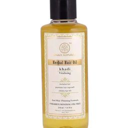Khadi Natural Herbal Vitalising Hair Oil - 210 ml-image-29