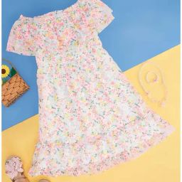 Pantaloons Junior Multicolor Floral Print Dress-image-37