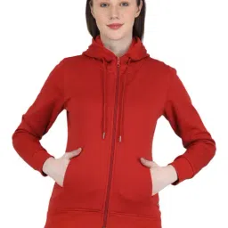 Monte Carlo Red Regular Fit Hoodie-image-98