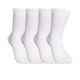 Brikshi White Socks Pack Of 4-53