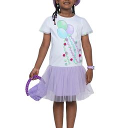 PILOLO Girls Cotton Printed Drop-Waist Dress-image-24