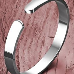 Peora Silver Plated Fancy Stylish Adjustable Cuff Kada Bracelet-9