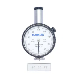 Markvel 18 mm Base Dia. Durometer/Rubber Hardness Tester Shore A without Point, 508-AWP-25