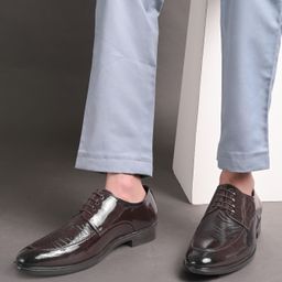 INVICTUS Men Textured Formal Derbys-picture-15