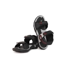 PENNEN Boys Black Synthetic Slip-On Comfort Sandals-picture-0